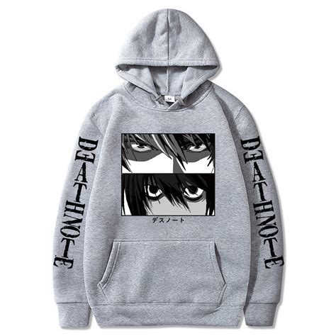 This hoodie has a super-soft and lightweight construction of cotton and polyester and comes equipped with a drawstring adjustable hood and beloved kangaroo pouch pocket. . Death note hoodie
